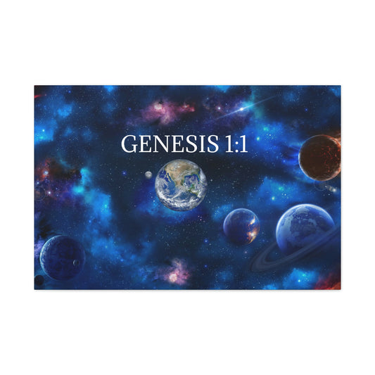 Genesis 1:1 Canvas